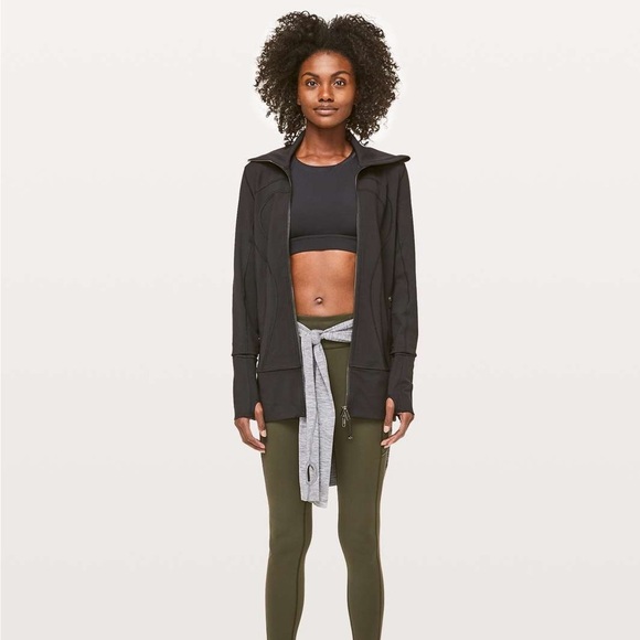 Lululemon In Stride Jacket- Full Zip Athletic Jacket- Size 8 - Picture 2 of 12